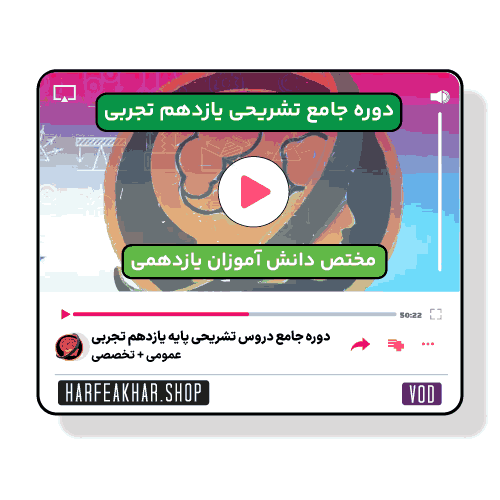 دوره جامع تشریحی یازدهم تجربی حرف آخر